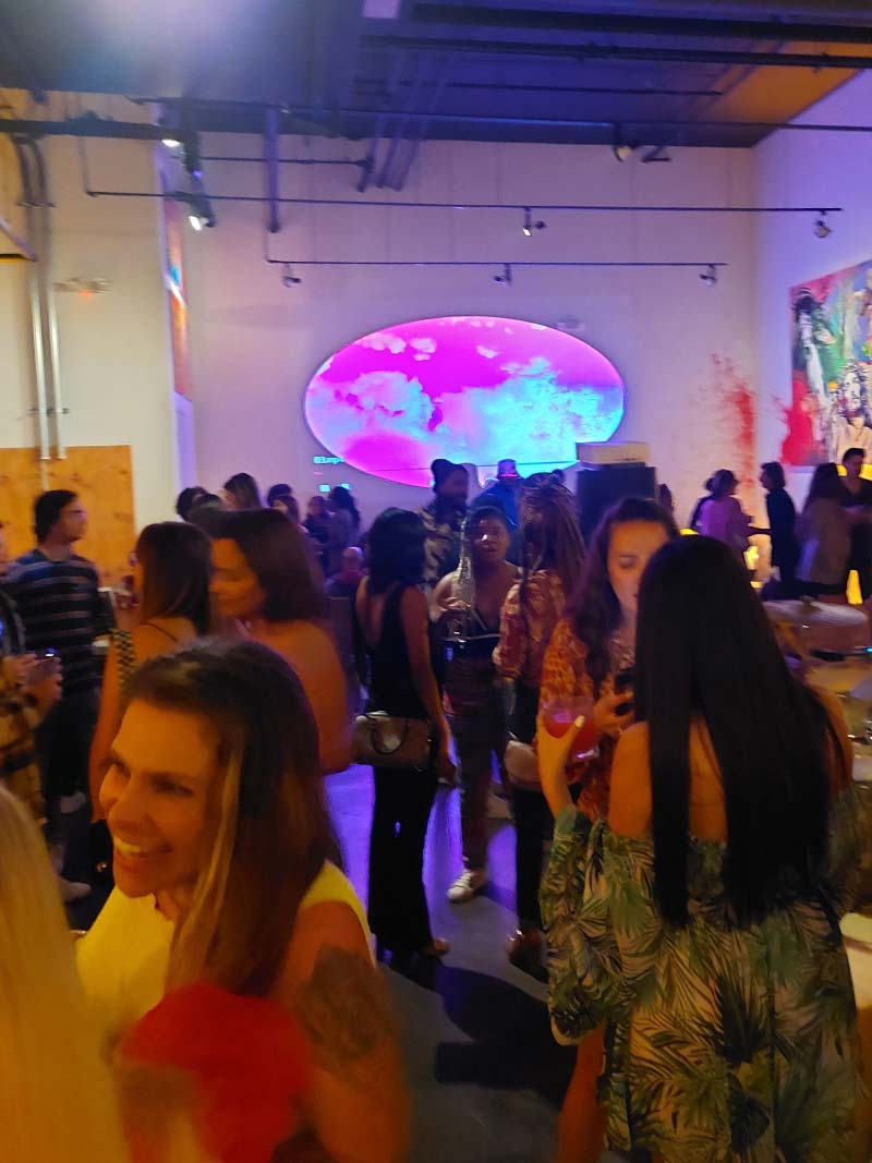 event with the participation of artist Leonardo Hidalgo